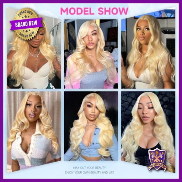 30 Inch Human Hair Lace Front Wig 200 Density Body Wave Glueless Pre Plucked main image 4